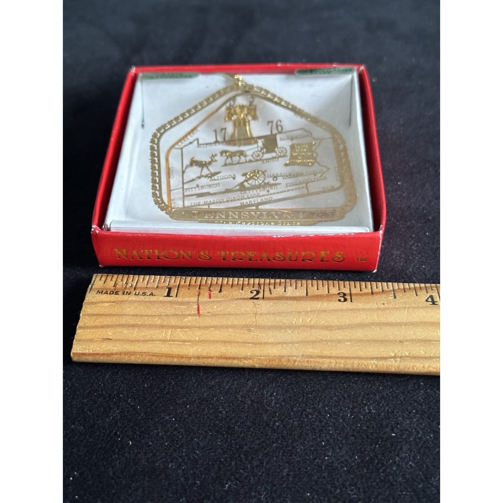 National Treasures‎ Pennsylvania State Ornament 1776 Keystone Amish Lake Erie… - Picture 5 of 6